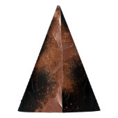 Chapeaux De Fètes Chic Glam Rose Gold Noir Anniversaire (Dos)