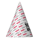 Chapeaux De Fètes Chien Birthday Pawty avec une citation drôle (Gauche)