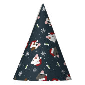 Chapeaux De Fètes Chiens de père Noël (Gauche)