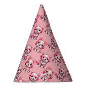 Chapeaux De Fètes Chiens roses mignons (Droite)