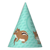 Chapeaux De Fètes Chipmunks Thème Anniversaire fête Personnalisé (Gauche)