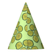 Chapeaux De Fètes Chips de chiche vert - Poches douces - Papier (Dos)