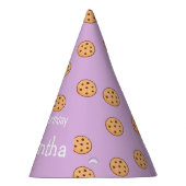 Chapeaux De Fètes Chocolat chips biscuits d'anniversaire violet (Droite)