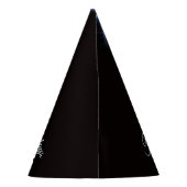 Chapeaux De Fètes Christmas Party Blue Tree Shiny Black Elegant (Dos)