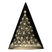 Chapeaux De Fètes Christmas Party Golden Shiny Tree Winter Black (Devant)