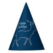 Chapeaux De Fètes Christmas Party Reindeer Blue Sky Shiny Stars (Devant)