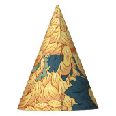 Chapeaux De Fètes Chrysanthèmes japonais : motif floral jaune. (Dos)