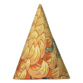 Chapeaux De Fètes Chrysanthèmes japonais : motif floral jaune. (Droite)