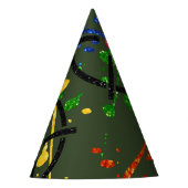 Chapeaux De Fètes Cibles de la parties scintillant de bal de peintur (Devant)