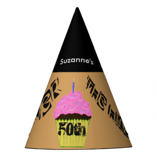 Chapeaux De Fètes cinquantième Au-dessus de la colline ballons