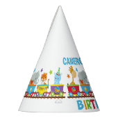 Chapeaux De Fètes Circus Animal Train Cute Enfants Nom Anniversaire  (Gauche)