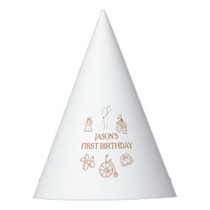 Chapeaux De Fètes Cirque d'anniversaire pour le premier anniversaire