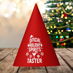 Chapeaux De Fètes Citation de Noël drôle fêtes esprits dégustateur r