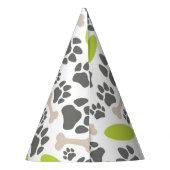 Chapeaux De Fètes Citation drôle de chien Anniversaire Pawty (Dos)