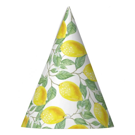 Chapeaux De Fètes Citron (Gauche)