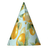 Chapeaux De Fètes Citrons Feuilles : Aquarelle Impression transparen (Dos)