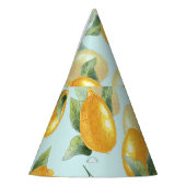 Chapeaux De Fètes Citrons Feuilles : Aquarelle Impression transparen (Gauche)