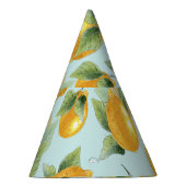 Chapeaux De Fètes Citrons Feuilles : Aquarelle Impression transparen (Droite)