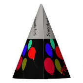 Chapeaux De Fètes Citrouille d'Halloween Ballons Boo Anniversaire Ca (Dos)