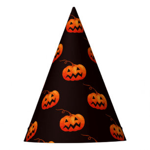 Chapeaux De Fètes Citrouille D'Halloween, Citrouille Orange Trou Ou