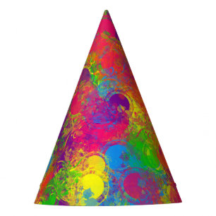 Chapeaux De Fètes CKC Paint Can Florals PAPER CASQUETTES