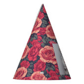 Chapeaux De Fètes Classic Rose Themed Her Birthday (Gauche)