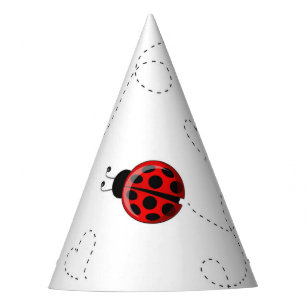 Chapeaux De Fètes Coccinelle Rouge Coléoptère Amoureux des Insectes 