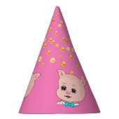 Chapeaux De Fètes Cochon et confetti (Droite)