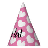 Chapeaux De Fètes Coeur rose mignon Anniversaire casquette cornet de (Droite)