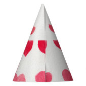 Chapeaux De Fètes Coeurs d'aquarelle incomparable : design motif rom (Dos)