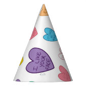 Chapeaux De Fètes Coeurs de bonbons (Gauche)