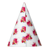 Chapeaux De Fètes Coeurs et fleurs (Dos)