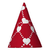 Chapeaux De Fètes coeurs rouges impressionnants (Droite)