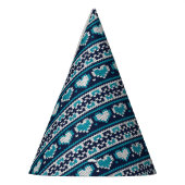 Chapeaux De Fètes Coeurs tricot sans couture motif 2 + vos idées (Gauche)