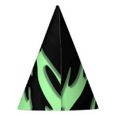 Chapeaux De Fètes Coincé dans l'Anniversaire Vert (Dos)