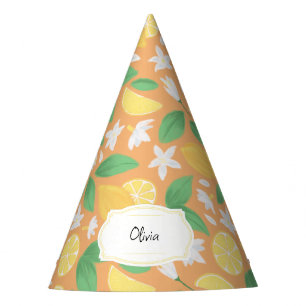 Chapeaux De Fètes Collection de Motifs de paniers de fruits - Citron