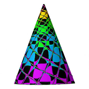 Chapeaux De Fètes Coloré brillant joli joyeux anniversaire de la fêt