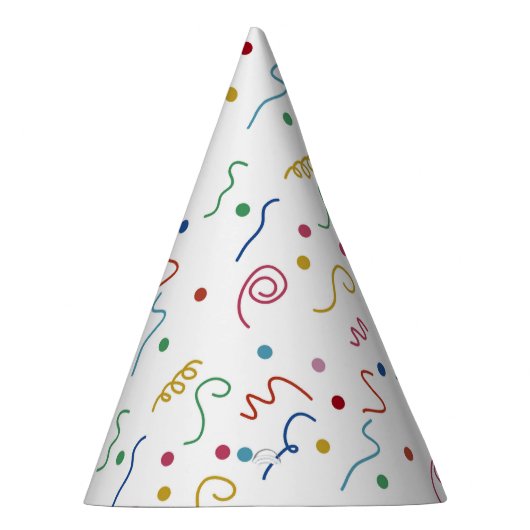 Chapeaux De Fètes Colored Party Confetti Pattern (Droite)