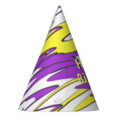 Chapeaux De Fètes Combo Jaune et Violet (Gauche)