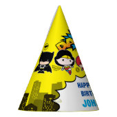 Chapeaux De Fètes Comics DC | Justice League - Anniversaire de Chibi (Gauche)