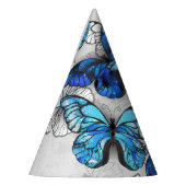 Chapeaux De Fètes Composition des White and Blue Butterflies (Gauche)