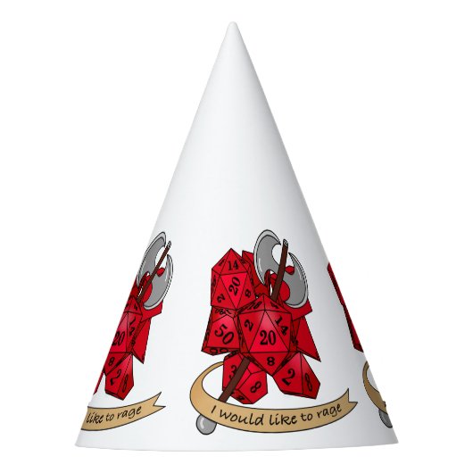 Chapeaux De Fètes Conception de dés barbares (Devant)