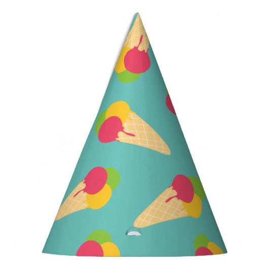 Chapeaux De Fètes Cone de glace (Gauche)