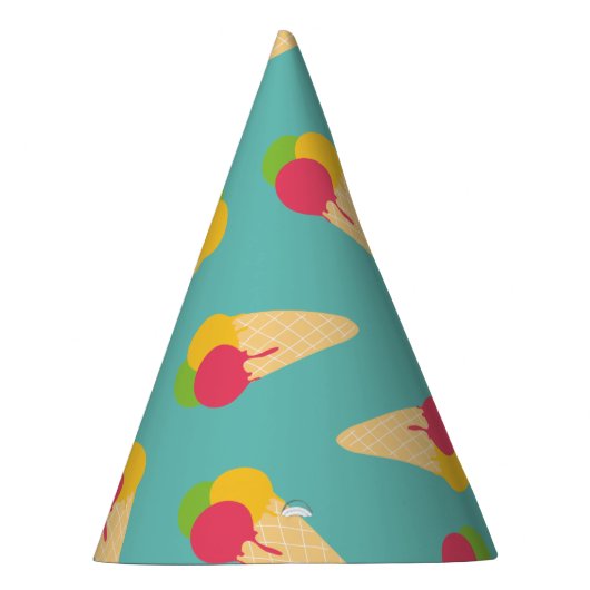 Chapeaux De Fètes Cone de glace (Droite)