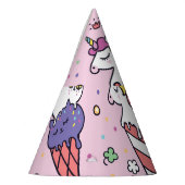 Chapeaux De Fètes Cônes de crème glacée mignonne (Gauche)