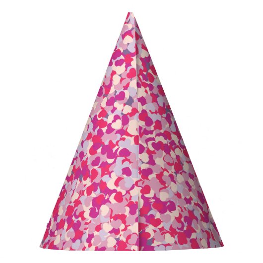 Chapeaux De Fètes Confetti Coeur multicolore2 (Dos)
