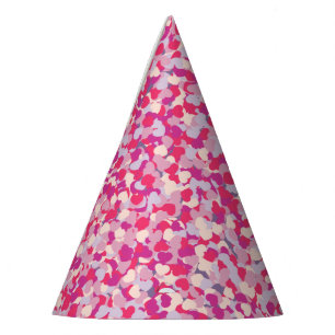 Chapeaux De Fètes Confetti Coeur multicolore2
