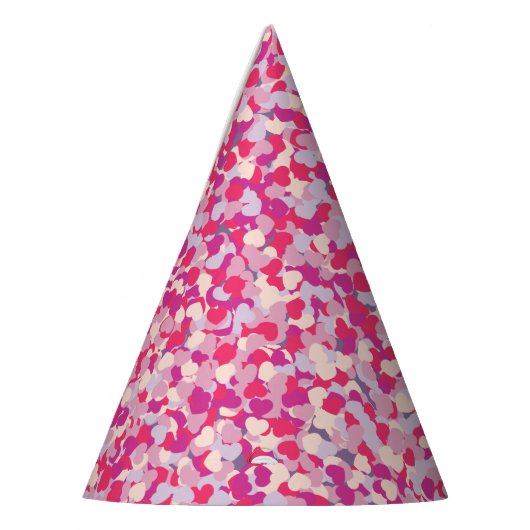 Chapeaux De Fètes Confetti Coeur multicolore2 (Gauche)
