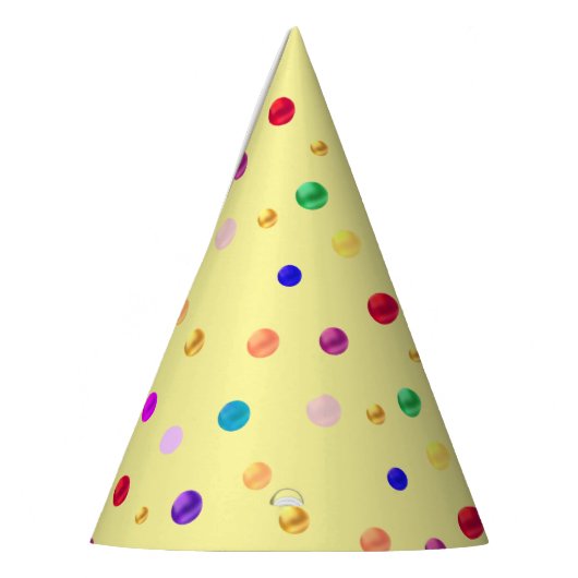 Chapeaux De Fètes Confetti multicolore (Gauche)
