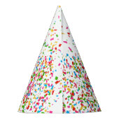 Chapeaux De Fètes Confettis colorés (Dos)